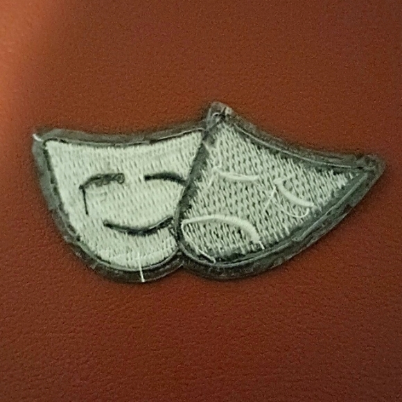 Comedy/Tragedy-Theater Mask Patch - Picture 4 of 4